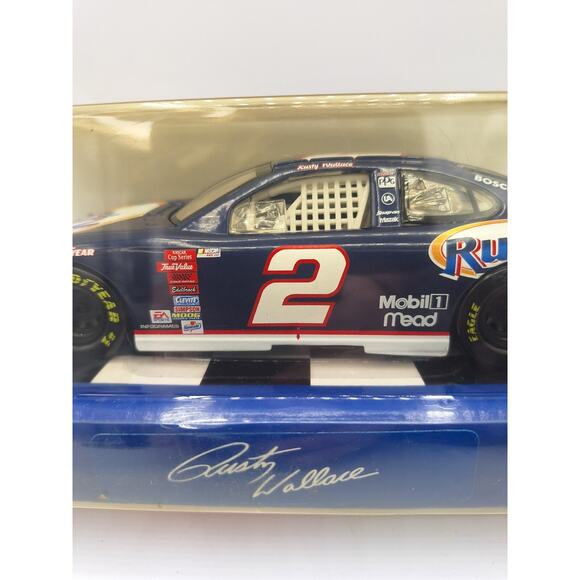 Winners Circle Rusty Wallace #2 NASCAR 1:24 Scale Die Cast Car New - Picture 2 of 8